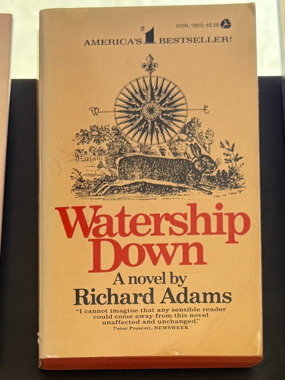 Avon Watership Down - Cream Cover with Red Title